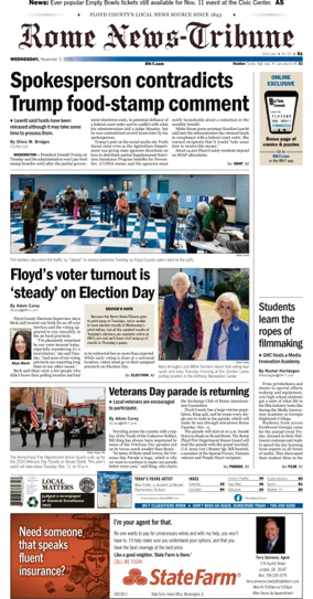 Cover of Rome News-Tribune