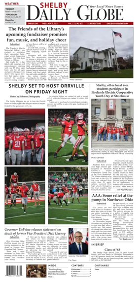 Cover of Shelby Daily Globe