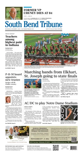 Cover of South Bend Tribune
