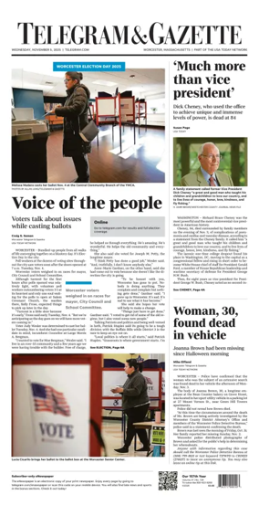 Cover of Telegram & Gazette