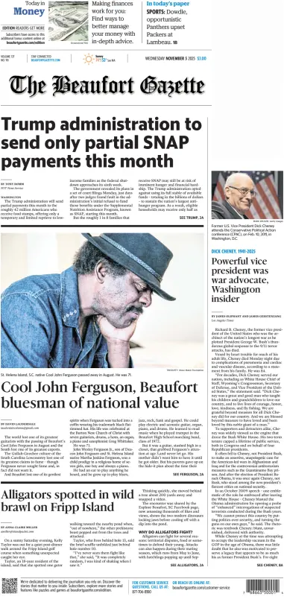 Cover of The Beaufort Gazette