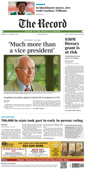 Cover of The Bergen Record