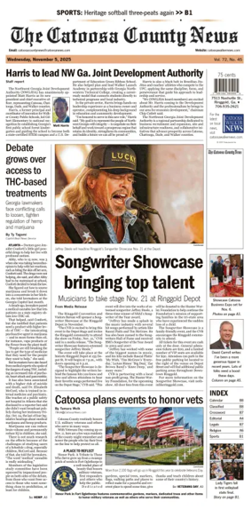 Cover of The Catoosa County News