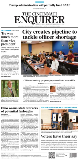 Cover of The Cincinnati Enquirer