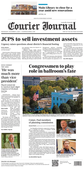 Cover of The Courier-Journal (Louisville)