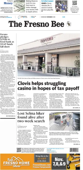 Cover of The Fresno Bee