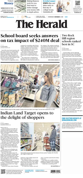 Cover of The Herald (Rock Hill)