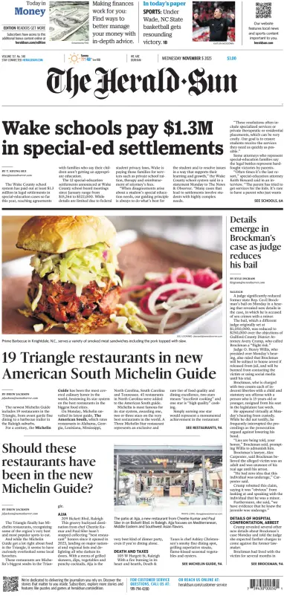 Cover of The Herald Sun