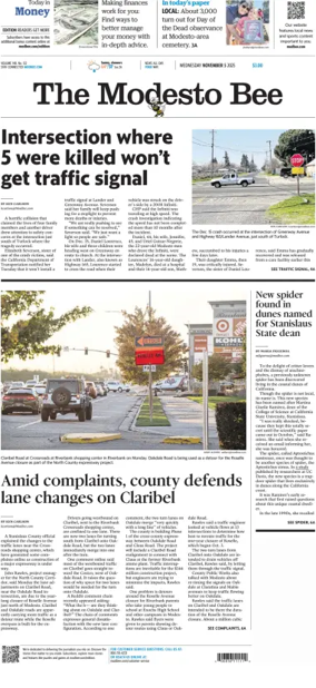 Cover of The Modesto Bee