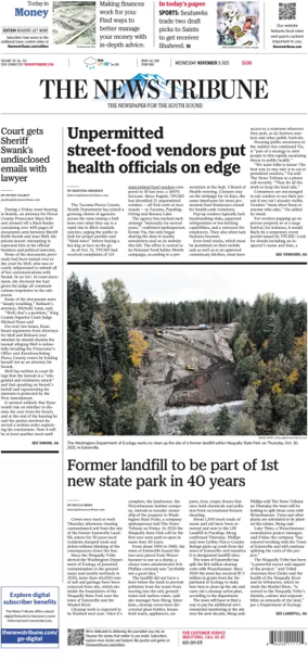 Cover of The News Tribune