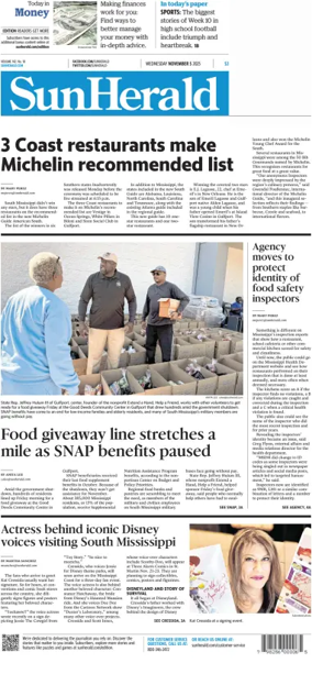 Cover of The Sun Herald