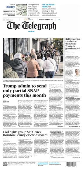 Cover of The Telegraph (Macon)