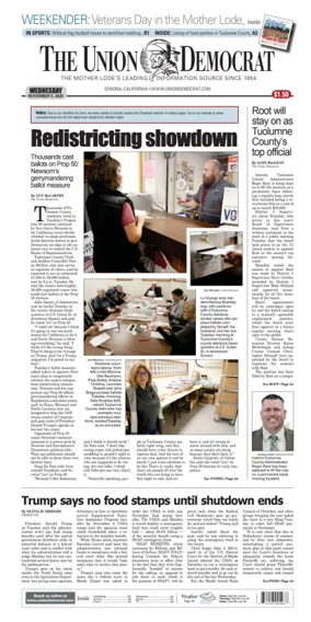 Cover of The Union Democrat