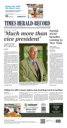 Cover of Times Herald-Record