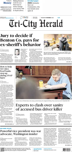 Cover of Tri-City Herald