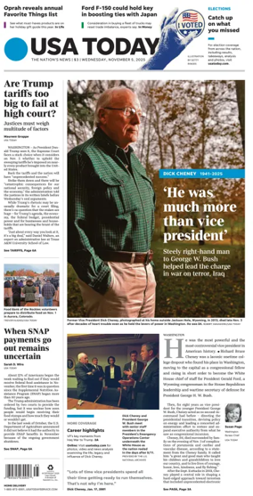 Cover of USA TODAY US Edition