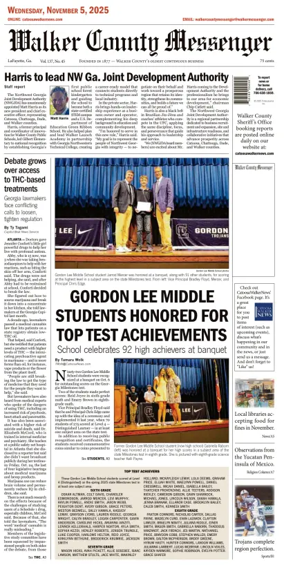 Cover of Walker County Messenger