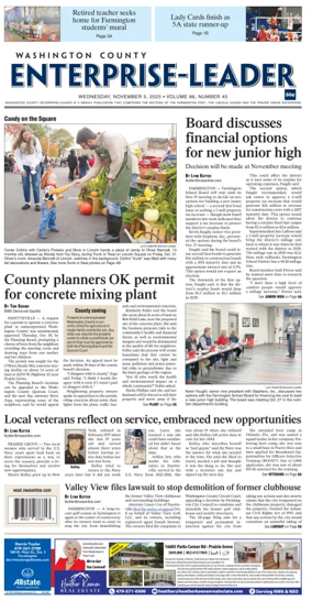 Cover of Washington County Enterprise-Leader