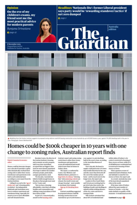 Cover of The Guardian Australia