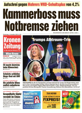 Cover of Kronen Zeitung
