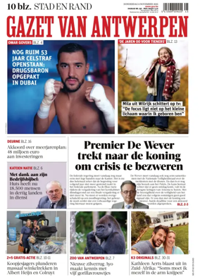 Cover of Gazet van Antwerpen Metropool Stad