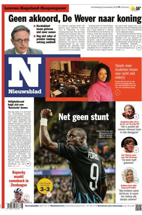 Cover of Het Nieuwsblad