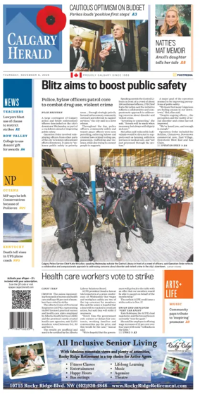 Cover of Calgary Herald