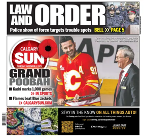 Cover of Calgary Sun