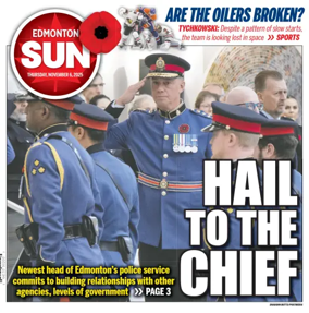 Cover of Edmonton Sun