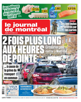 Cover of Le Journal de Montreal