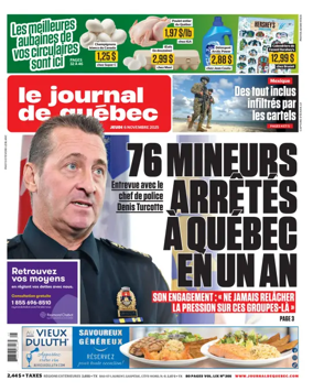 Cover of Le Journal de Quebec