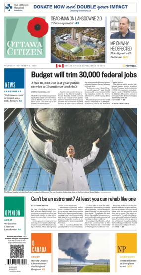 Cover of Ottawa Citizen