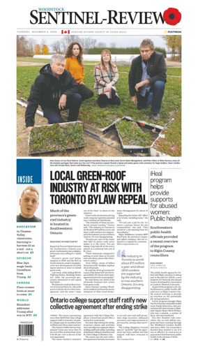 Cover of Sentinel-Review (Woodstock)