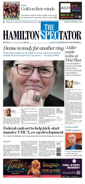 Cover of The Hamilton Spectator