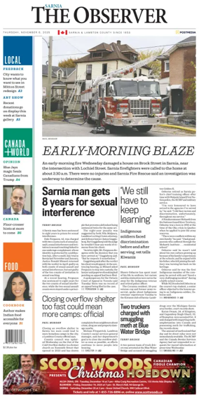 Cover of The Observer (Sarnia)