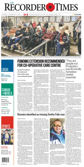 Cover of The Recorder & Times (Brockville)