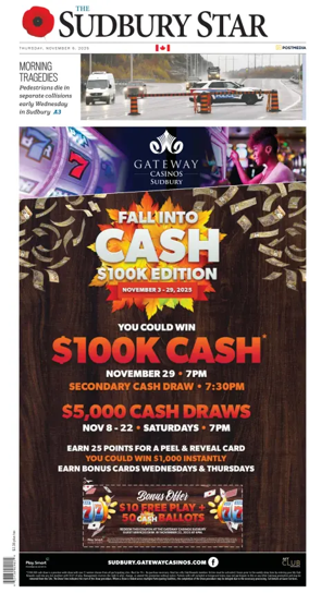 Cover of The Sudbury Star