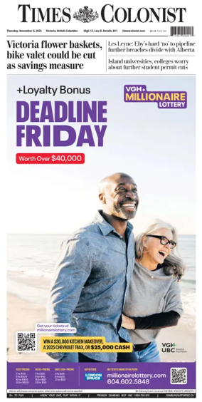 Cover of Times Colonist