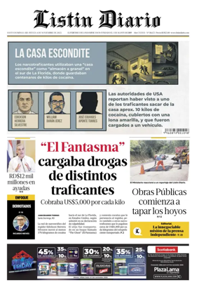 Cover of Listin Diario