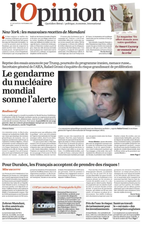 Cover of L'Opinion