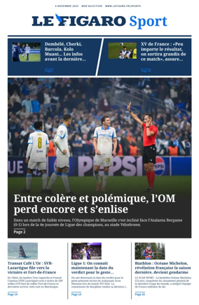 Cover of Le Figaro Sport