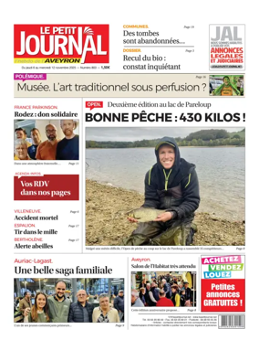 Cover of Le Petit Journal - L'hebdo local de l'Aveyron