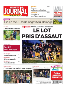 Cover of Le Petit Journal - L'hebdo local du Lot
