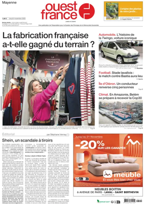 Cover of Ouest France (Laval)
