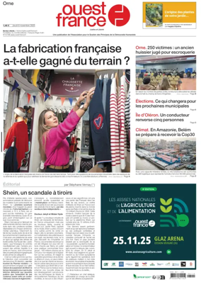 Cover of Ouest France (Orne)