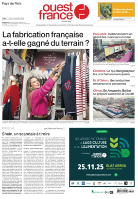 Cover of Ouest France (Pornic / Pays de Retz)