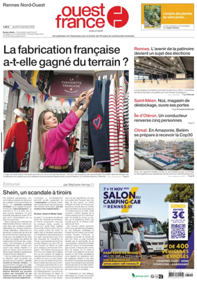 Cover of Ouest France (Rennes Nord)