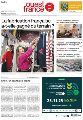 Cover of Ouest France (Sarthe)