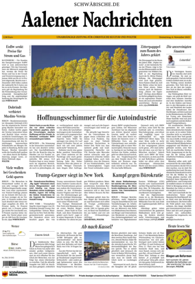 Cover of Aalener Nachrichten