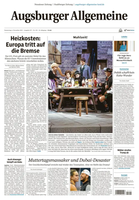 Cover of Augsburger Allgemeine (Land West)
